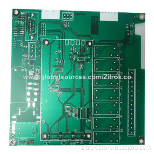 High-Tg 94V0 FR4 Base Material PCB with Green Solder Mask, 1.6mm Board Thickness